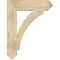 Ekena Millwork Thorton Arts & Crafts Rough Sawn Bracket, Douglas Fir, 6"W x 28"D x 36"H BKT06X28X36THR03RDF - alternate 3